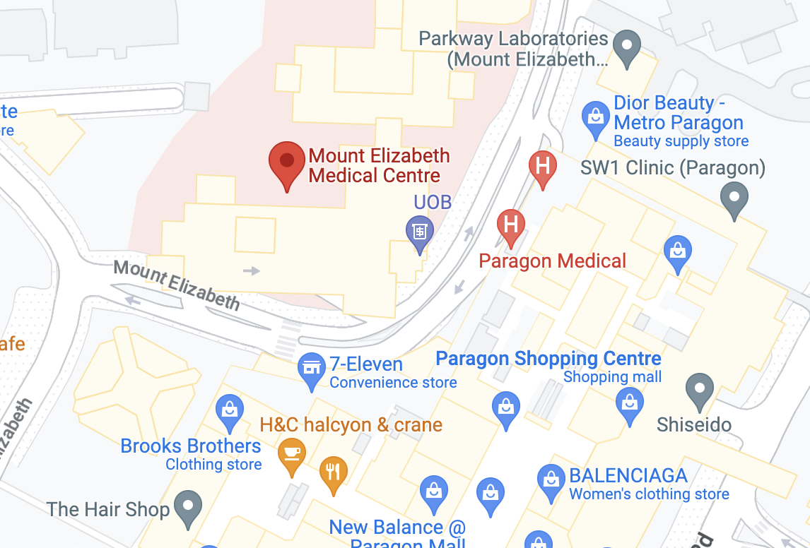 Mount Elizabeth Map.pdf Contact Us – Auspicium Orthopaedic Centre